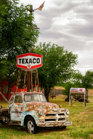 Chevy Truck with Texaco