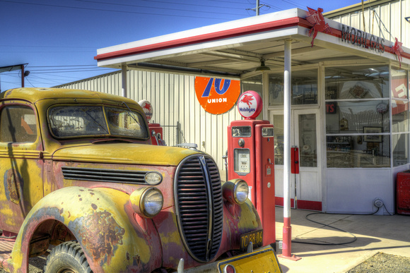 Mobil Gas with 39 Ford Truck