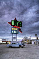 Roy's Motel with 1959  Lincoln Continental MK IV